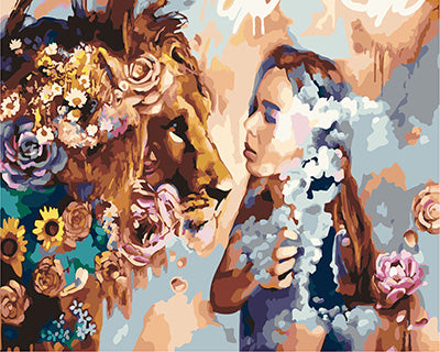 Porträt Malen nach Zahlen GX24329