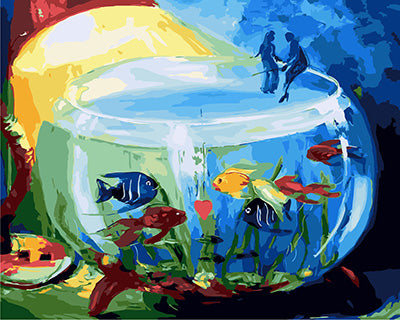 Cartoon Malen nach Zahlen GX24337