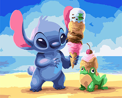 Cartoon Malen nach Zahlen GX24348