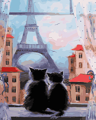 Hund & Katze Malen nach Zahlen GX24379