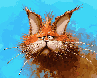 Cartoon Malen nach Zahlen GX24380