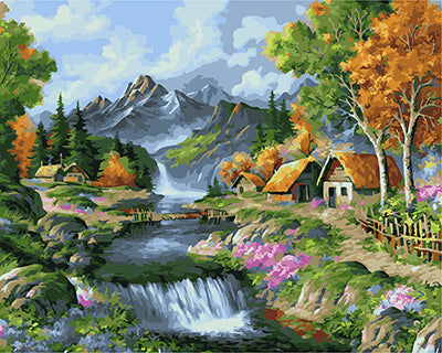 Natur Malen nach Zahlen GX24384