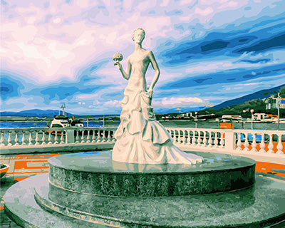 Stadt Malen nach Zahlen GX24390