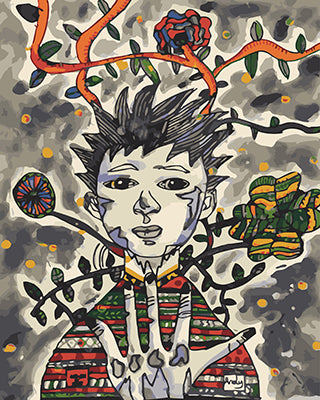 Cartoon Malen nach Zahlen GX24424