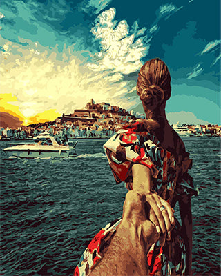 Porträt Malen nach Zahlen GX24437