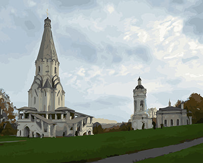 Stadt Malen nach Zahlen GX24484