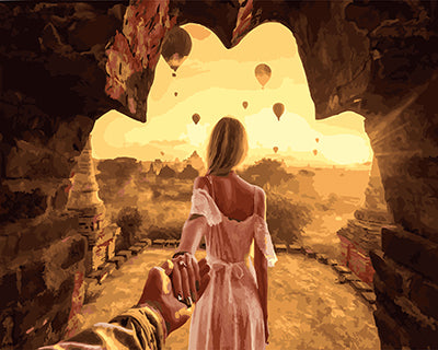 Porträt Malen nach Zahlen GX24485