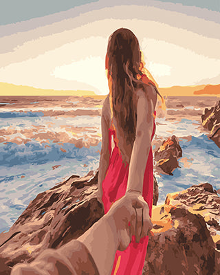 Porträt Malen nach Zahlen GX24489