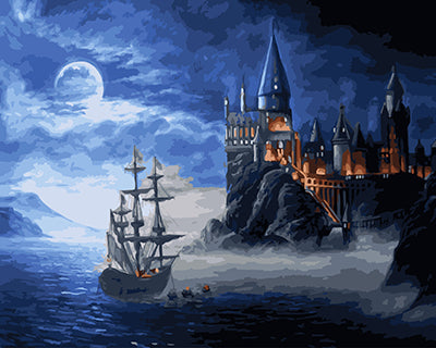 Meereslandschaft Malen nach Zahlen GX24502