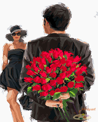 Liebe Malen nach Zahlen GX24531