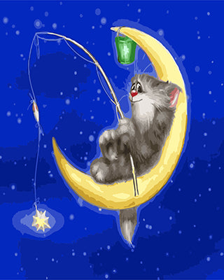 Cartoon Malen nach Zahlen GX24646