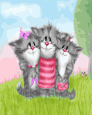 Cartoon Malen nach Zahlen GX24647