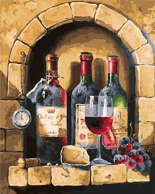 Stillleben Malen nach Zahlen GX24674