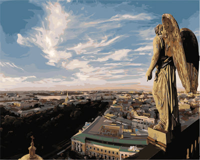 Stadt Malen nach Zahlen GX24684