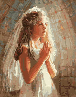 Porträt Malen nach Zahlen GX24692