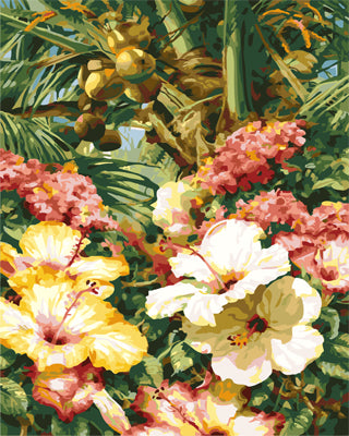 Blume Malen nach Zahlen GX24704