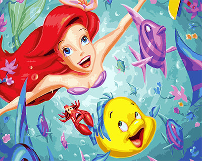 Cartoon Malen nach Zahlen GX24862