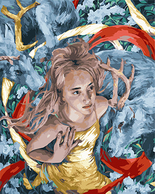 Porträt Malen nach Zahlen GX24890