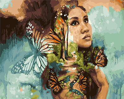 Porträt Malen nach Zahlen GX24891