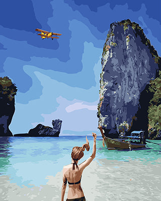 Porträt Malen nach Zahlen GX24896