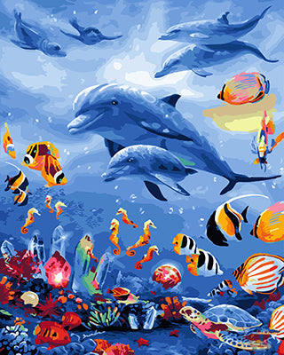 Tier Malen nach Zahlen GX24901