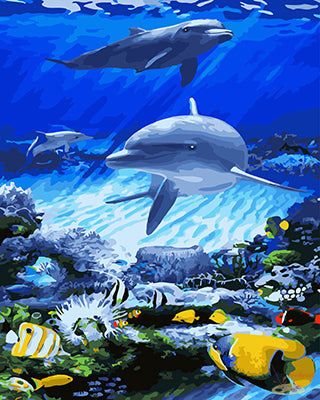 Tier Malen nach Zahlen GX24902