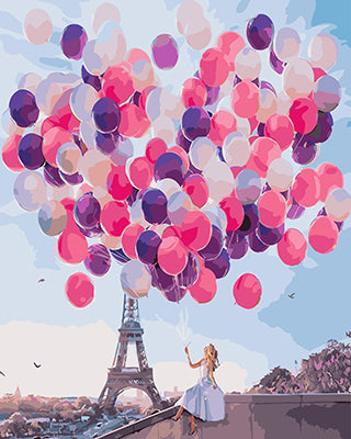 Stadt Malen nach Zahlen GX24910