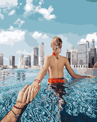 Porträt Malen nach Zahlen GX24911