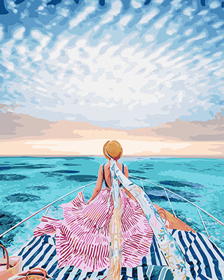 Porträt Malen nach Zahlen GX24912