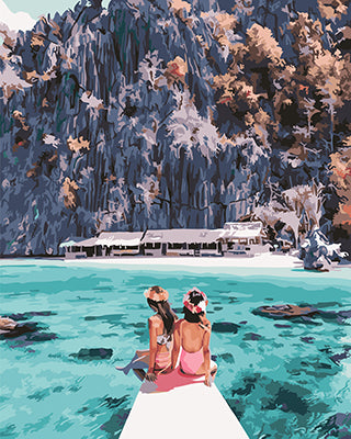 Porträt Malen nach Zahlen GX24916