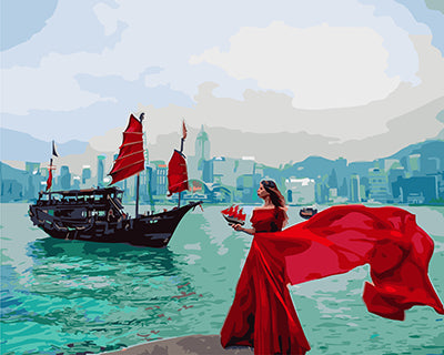 Porträt Malen nach Zahlen GX24920