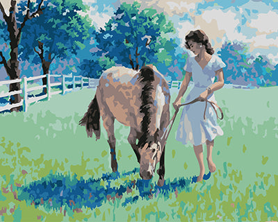 Porträt Malen nach Zahlen GX24928