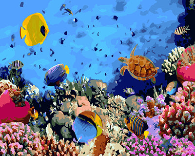 Tier Malen nach Zahlen GX24934