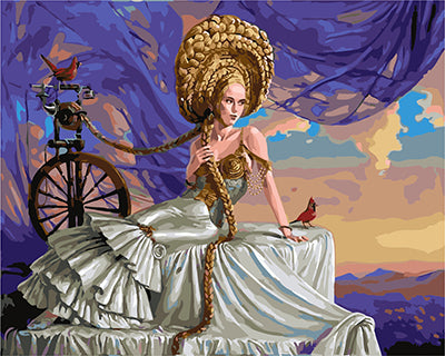 Porträt Malen nach Zahlen GX25044