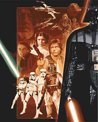 Movie Paint By Numbers Kits UK GX25081