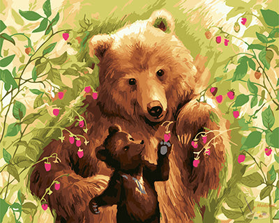 Tier Malen nach Zahlen GX25087