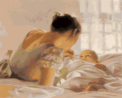 Porträt Malen nach Zahlen GX25114