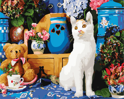 Hund & Katze Malen nach Zahlen GX25123