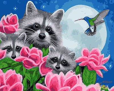 Tier Malen nach Zahlen GX25164