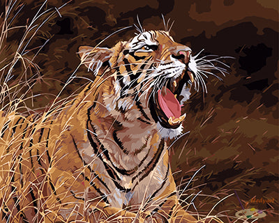 Tier Malen nach Zahlen GX25180