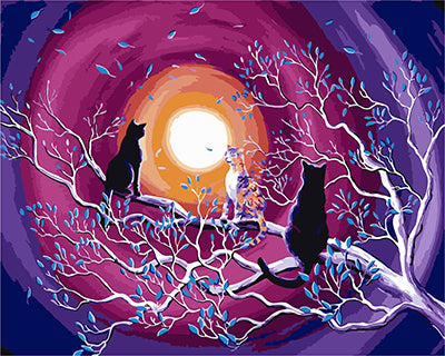 Hund & Katze Malen nach Zahlen GX25197