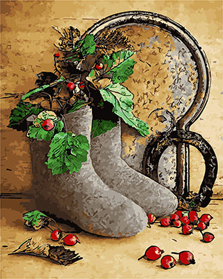 Stillleben Malen nach Zahlen GX25218