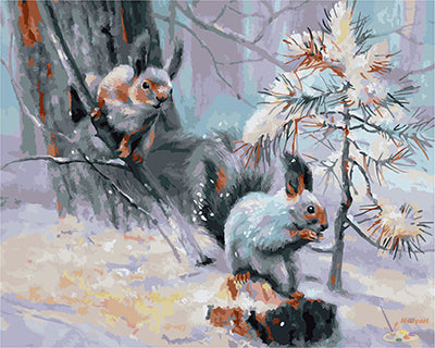 Tier Malen nach Zahlen GX25262