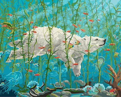 Tier Malen nach Zahlen GX25301