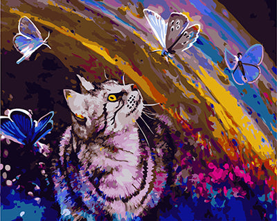 Hund & Katze Malen nach Zahlen GX25304