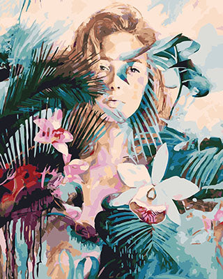 Porträt Malen nach Zahlen GX25340