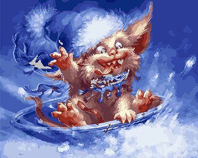 Cartoon Malen nach Zahlen GX25341