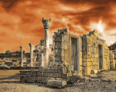 Stadt Malen nach Zahlen GX25347