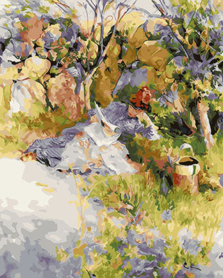 Abstrakt Malen nach Zahlen GX25348