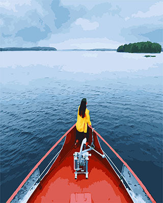 Porträt Malen nach Zahlen GX25365